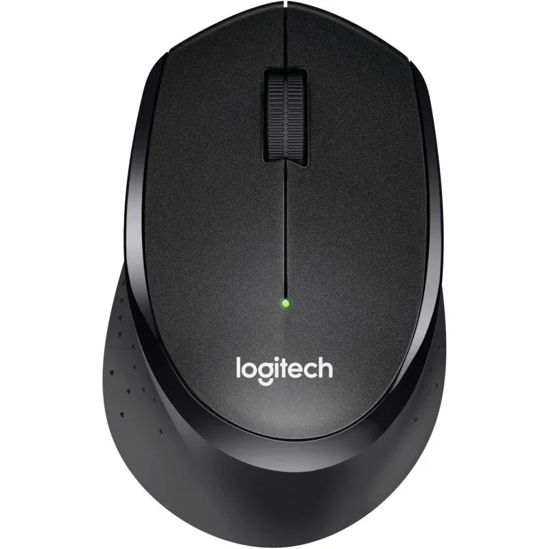 Logitech M330 Silent Plus Wireless Mouse, 2.4Ghz With Usb Nano Receiver, 1000 Dpi Optical Tracking, Compatible With Pc, Mac, Laptop, Chromebook - Black - eBuy UAE